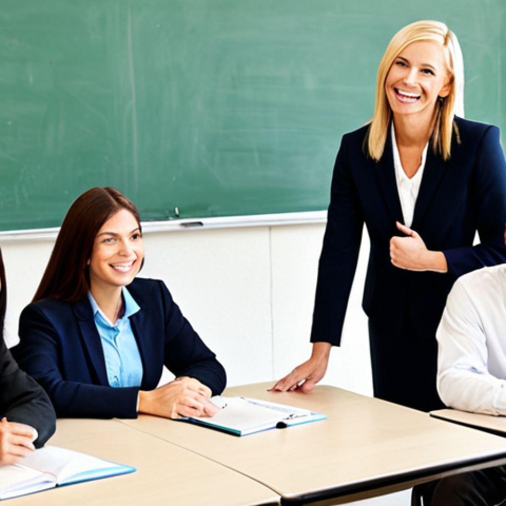 문해교육사 자격증 온라인 강의 - The Empowering Educator**

"A confident and approachable adult educator, fully clothed in a professi...