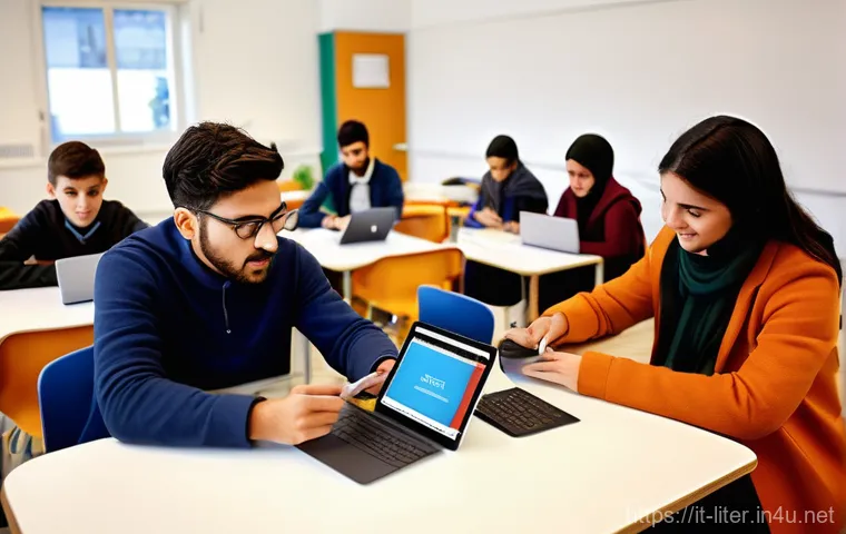 문해교육사와 직업 윤리 강의 - **Prompt 1: Bridging Knowledge and Trust in an Italian Classroom**
"A warm, bright, and modern a... 문해교육사와 직업 윤리 강의 - **Prompt 1: Bridging Knowledge and Trust in an Italian Classroom**
"A warm, bright, and modern a...