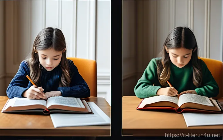 문해교육사 직무의 보람과 도전 - Here are three image generation prompts in English, detailing various aspects of literacy education ...