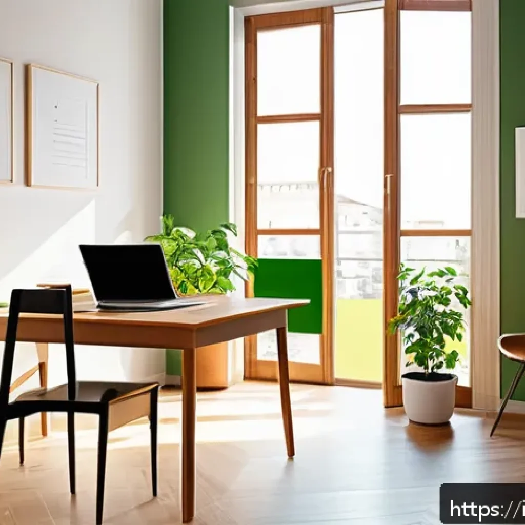문해교육사와 학습 목표 성공 성공 사례 - A bright and organized Italian study room with natural sunlight streaming through a window, featurin...